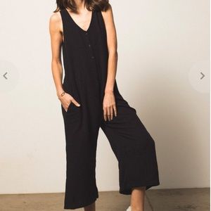 Lacausa Wildflower Jumpsuit in Tar